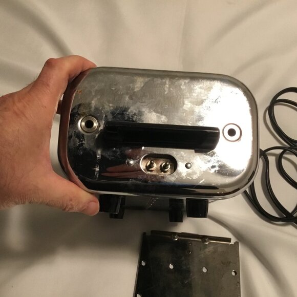 1955 Knapp Monarch REDI BAKER Chrome Cooker Oven Baking Counter VTG TESTED WORKS - Picture 8 of 12